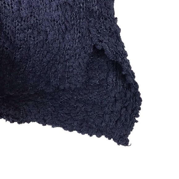 Bobeau Womens M Blue Funnel Neck Pullover Sweater Boucle Chunky Knit NWT - Picture 15 of 16